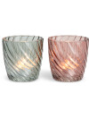 Portavelas VAGN Ø8xA8cm cristal variado Portavelas VAGN Ø8xA8cm cristal variado