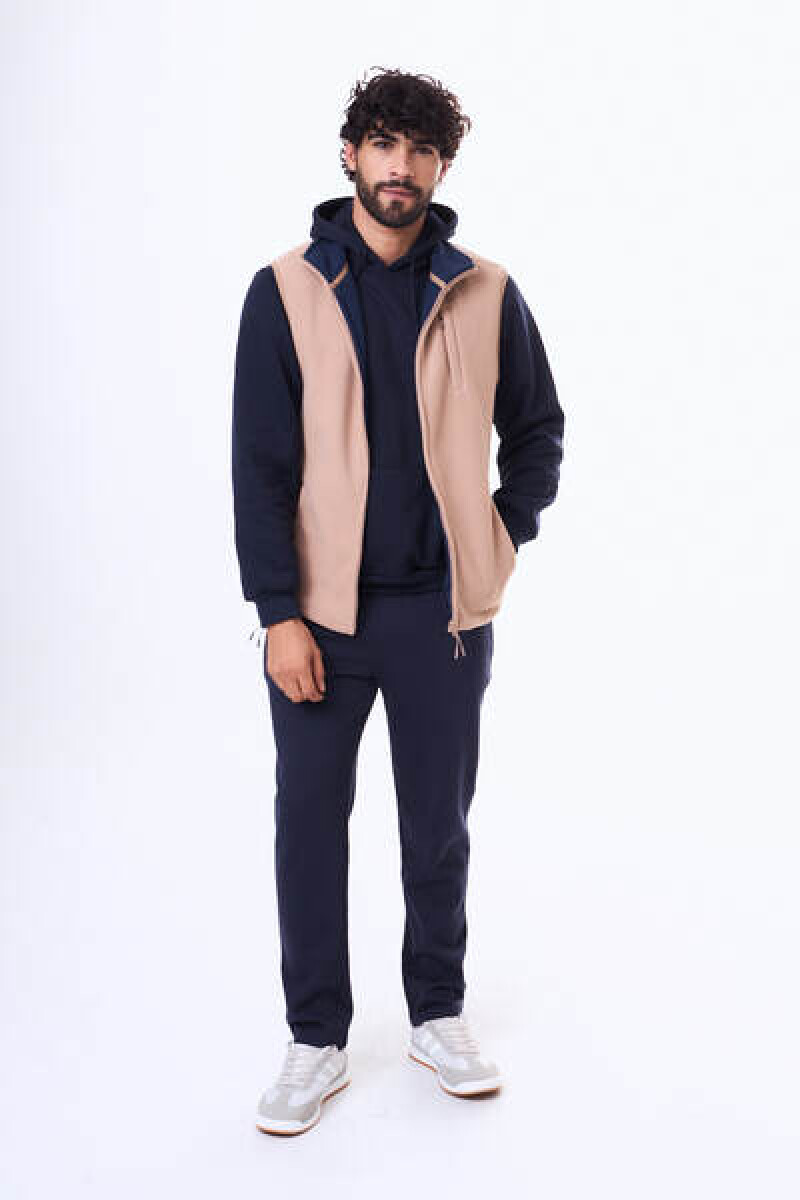 Chaleco polar Popayan Beige