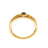 Anillo Solitario-Oro Bajo-Piedra Esmeralda-AN8147 conpiedra