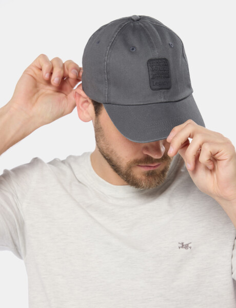 GORRO VISERA DE LONA Gris