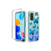 Protector rígido Xiaomi Redmi Note 11/11S transparente diseño mariposas Protector Rígido Xiaomi Redmi Note 11/11s Transparente Diseño Mariposas