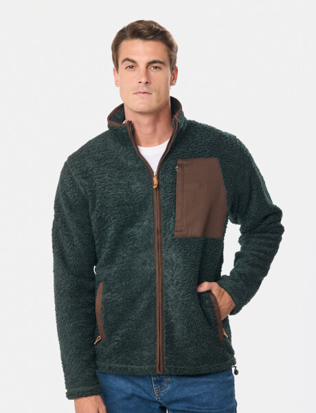 CAMPERA CORDERITO Verde