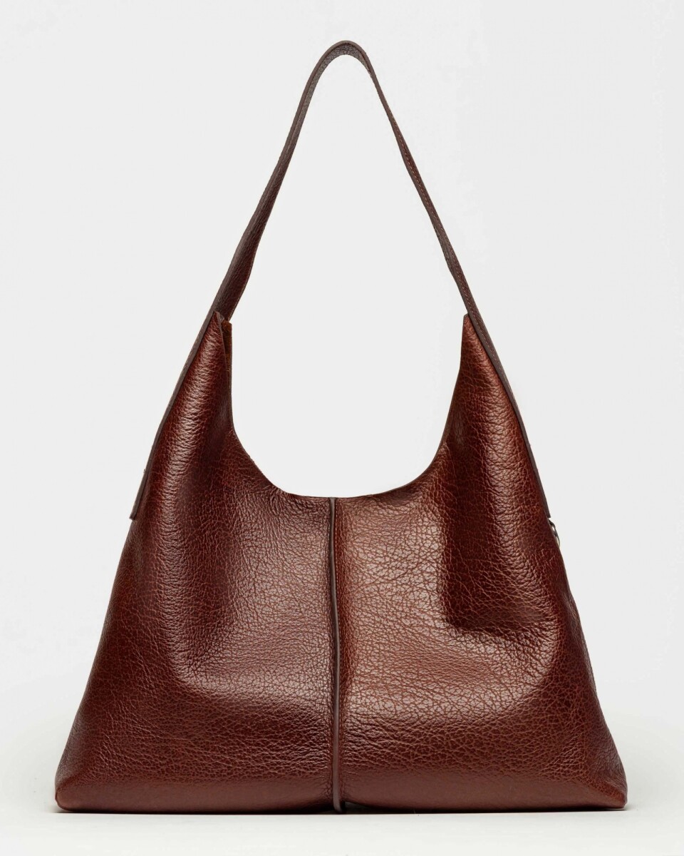 Bolso Tanner en cuero graneado - Red Tabaco 