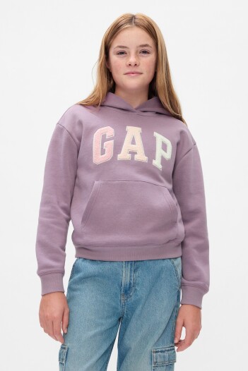 Canguro Logo Gap Con Felpa Niña Amethyst Purple