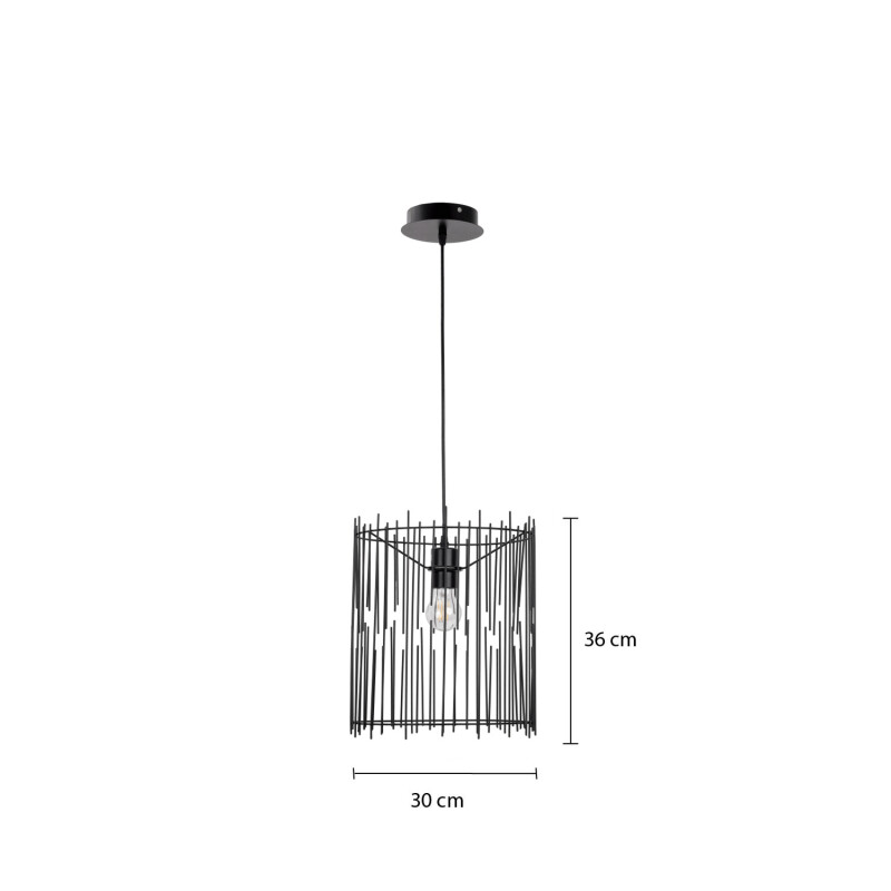 COLGANTE ESSEN Luminaria Colgante Essen Negra