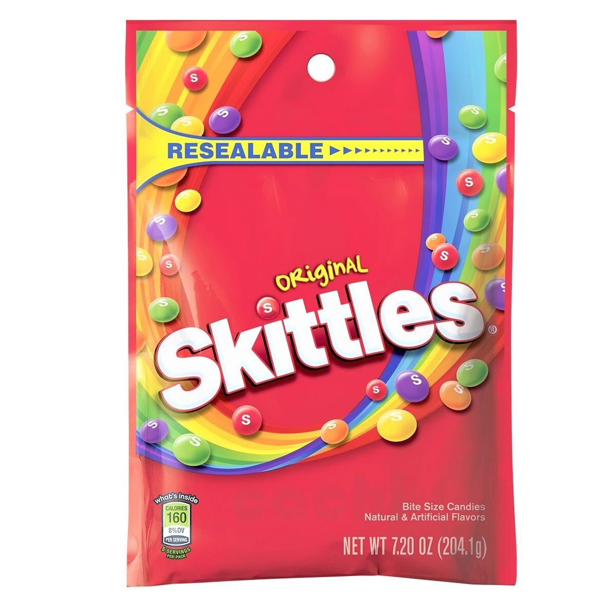 Caramelos Masticables Skittles Original 204GR 