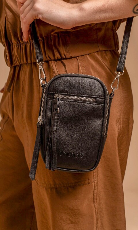 PHONEBAG / PORTA CELULAR GENCIANA NEGRO