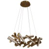COLGANTE LED PARES 1L 58W 2700K BRONCE COLGANTE LED PARES 1L 58W 2700K BRONCE