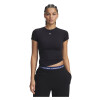 Remera UA Motion Fitted SS Mujer 6013774-008 Negro