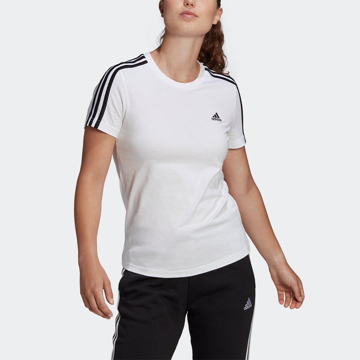 Adidas W 3s T White/black - Blanco-negro 
