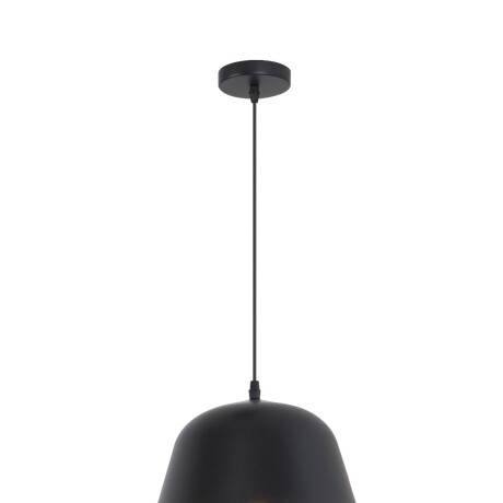 Colgante Para Techo En Madera Y Metal 17 Cm Negro