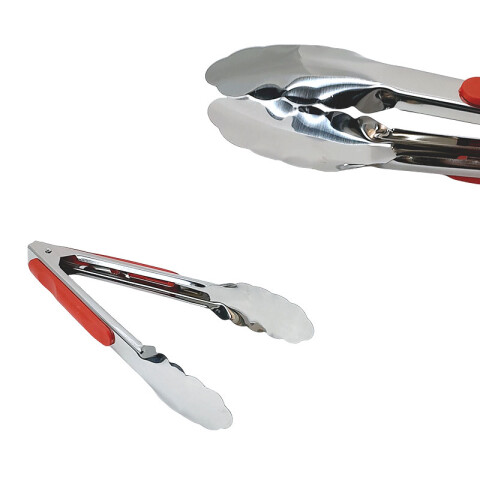Pinza de cocina de silicona y metal reforzada Pinza De Cocina De Silicona Y Metal Reforzada