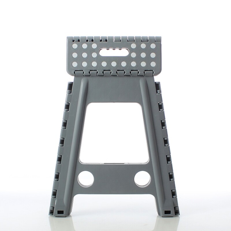 Banco plegable multiuso 45 cm gris