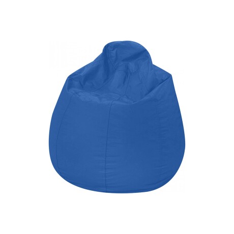 PUFF CUERO-SINTETICO AZUL FOFO