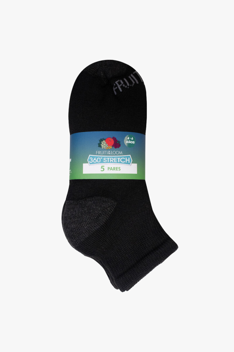 Pack x5 Medias afelpadas caña corta para niños MULTICOLOR