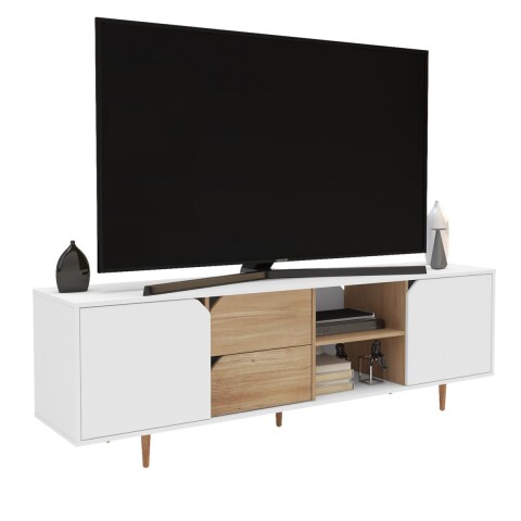 Rack Tv Tebas Rk203382bl Combinado 75 RACK TV TEBAS COMBINADO