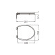 TAPA INODORO PARA CHICOS LINEA INFANTIL MADERA BLANCO MATE 000