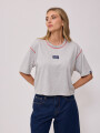 T-SHIRT RUTSU RUSTY Gris Melange