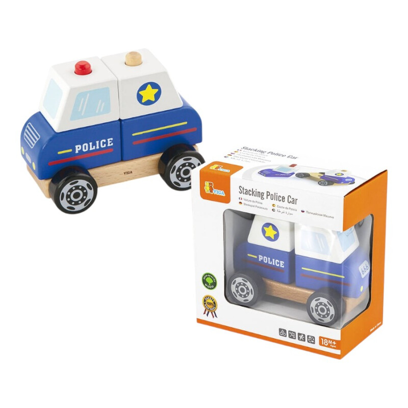 Puzzle Auto Policía Viga Puzzle Auto Policía Viga