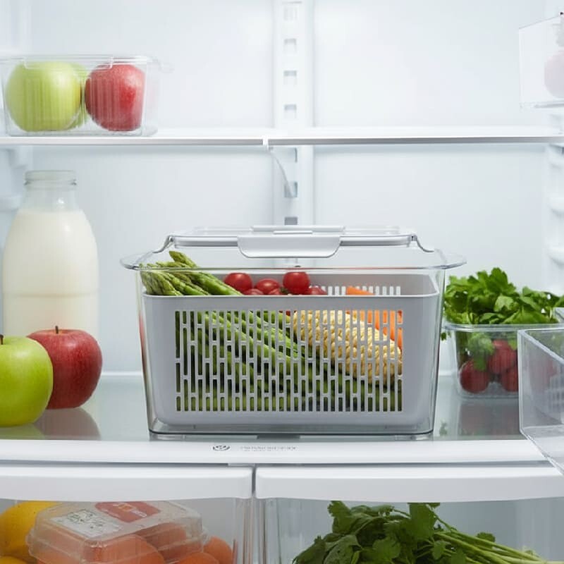 Contenedor con tapa para heladera Contenedor con tapa para heladera