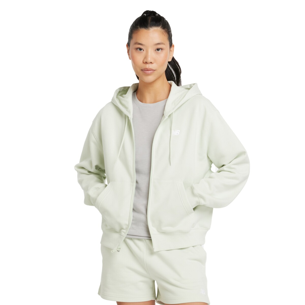 Campera New Balance de Dama - SPORT ESSENTIALS - WJ41501NUM - NATURALM 