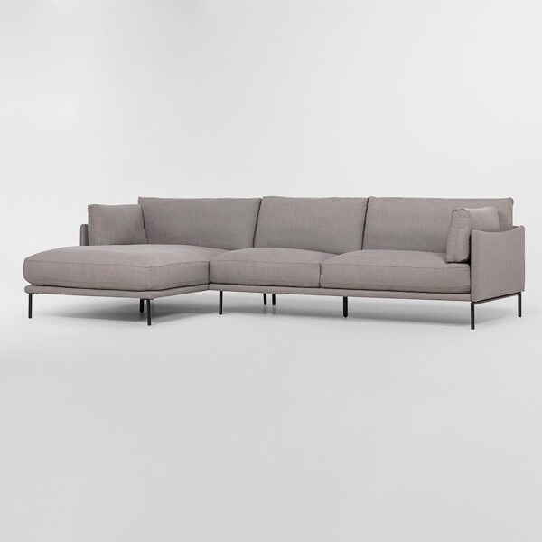 Sofá con chaise COSTA GRIS - IZQUIERDO