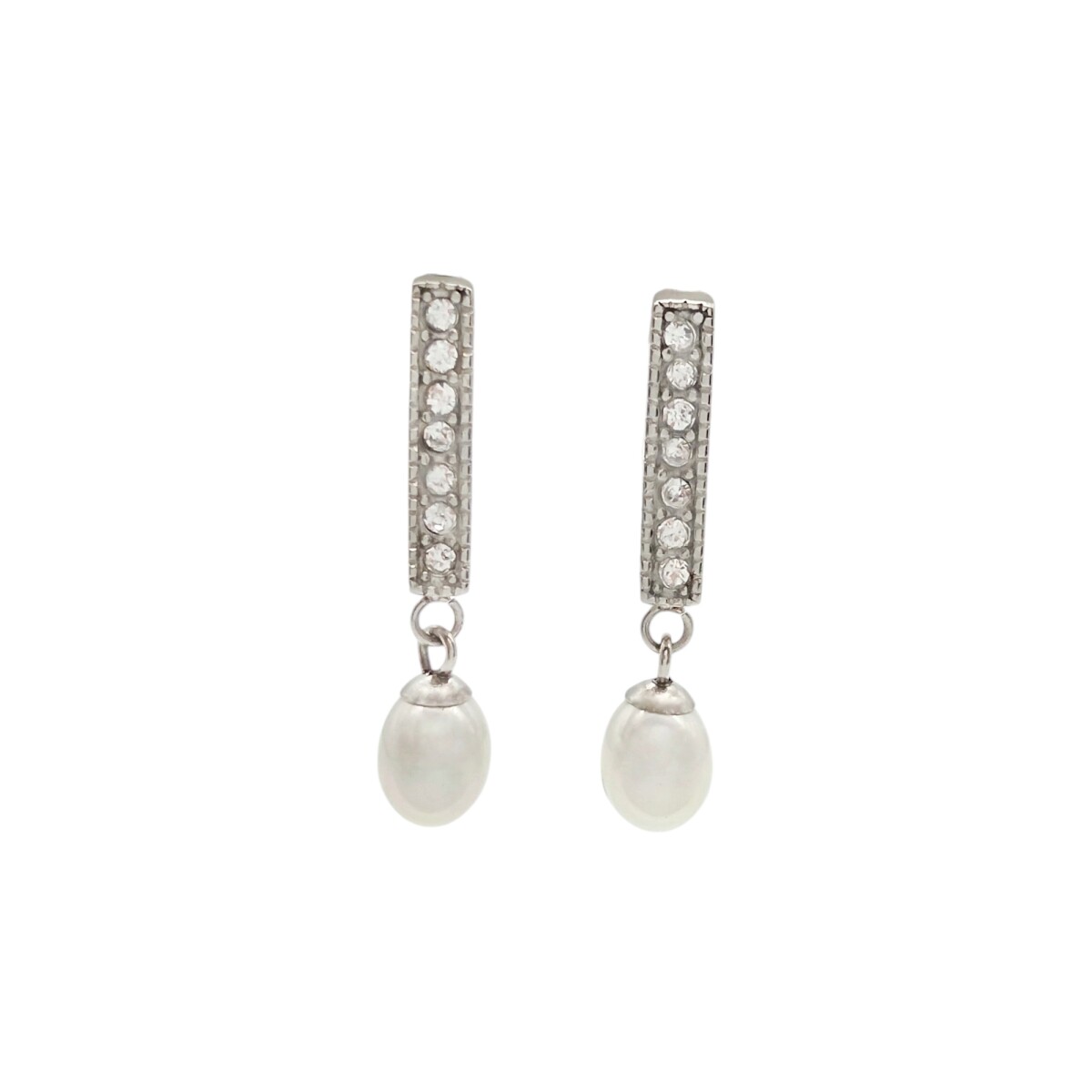 Caravanas Vintage Perlas españolas-Plata 925-Con Perla-CA3209 - conperla 