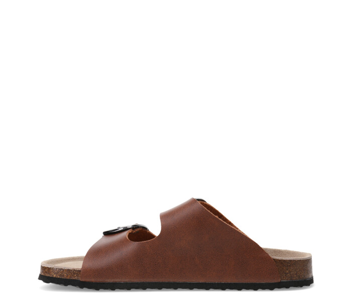Sandalia MANTUA con dos hebillas Brown