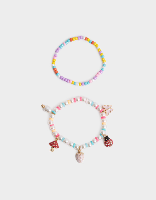 Pulseras Infantiles Con frutas Combinacion Multicolor