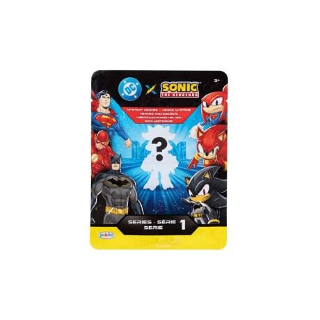 Figura sorpresa DC x Sonic The Hedgehog - Mystery Heroes Series 1 Figura sorpresa DC x Sonic The Hedgehog - Mystery Heroes Series 1