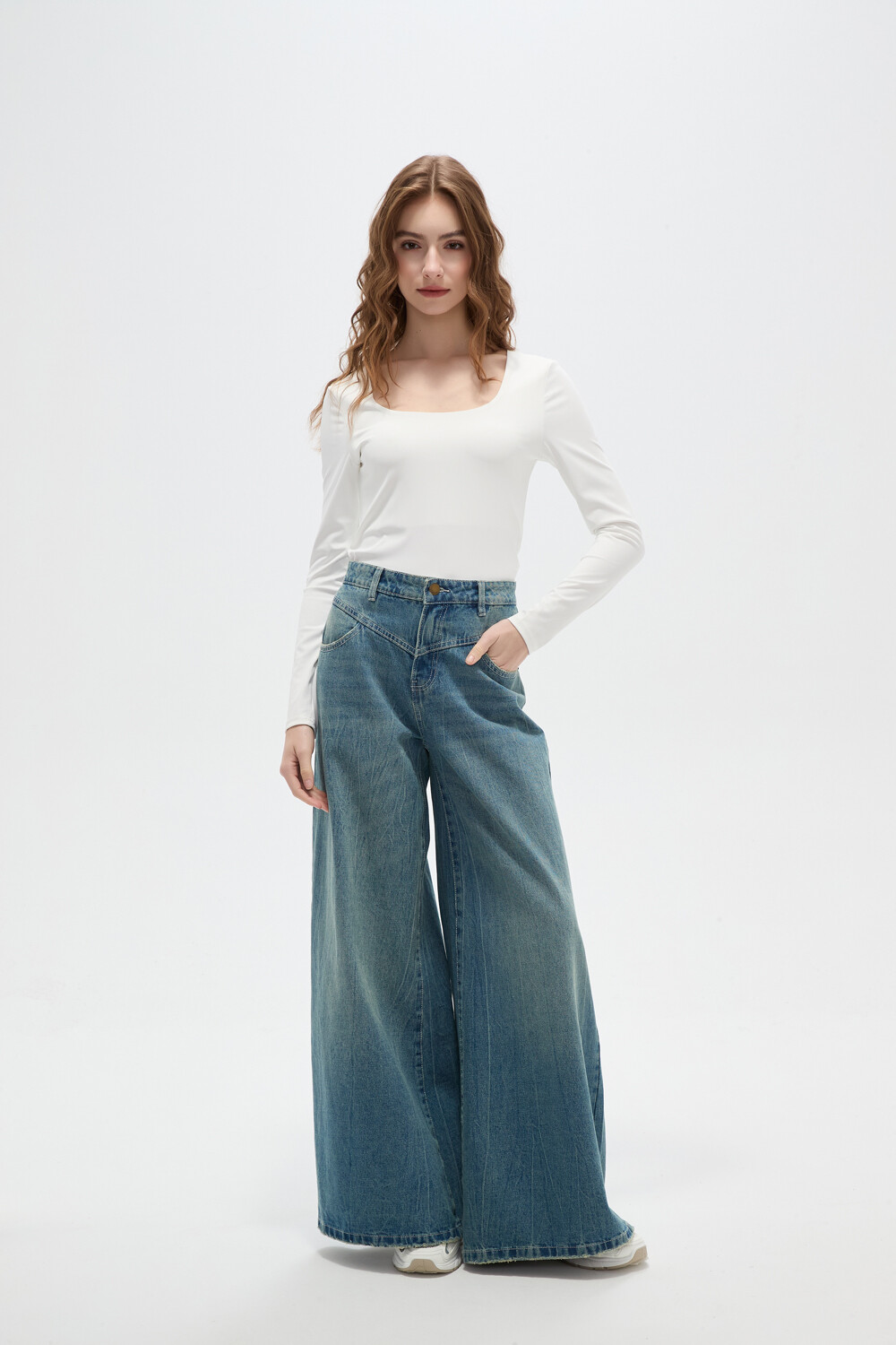 Pantalon Evara Azul Claro