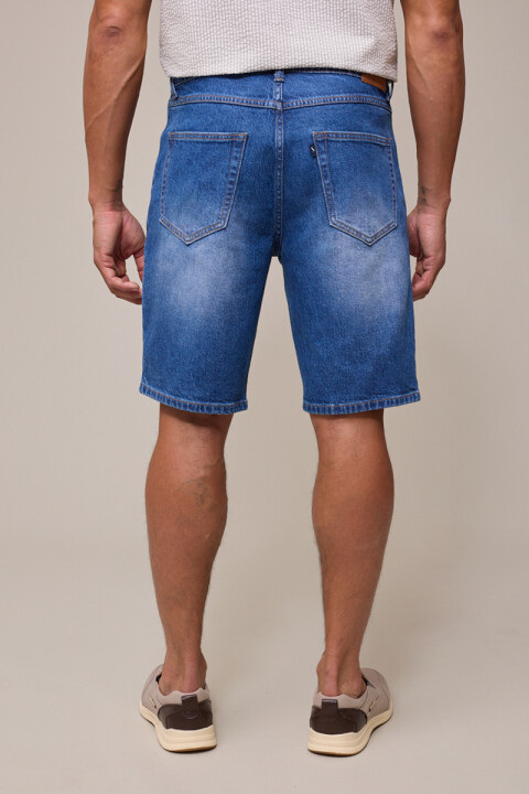 BERMUDA JEAN TIZINO POLANCO Azul Medio