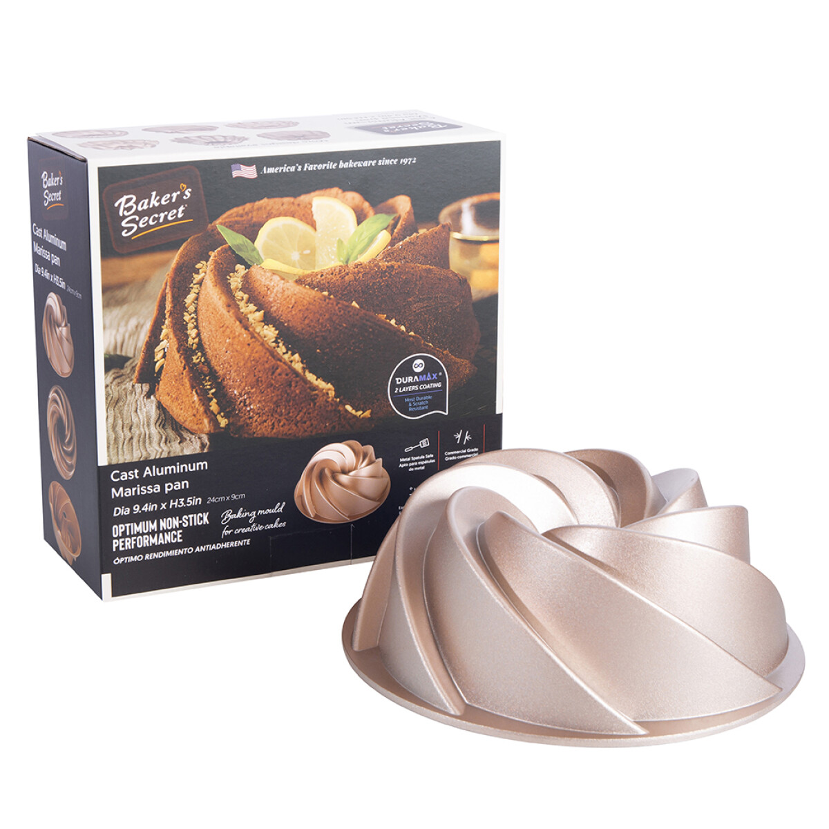 MOLDE TUBULAR P/TORTAS ALUMINIO D24x11CM MARISSA 