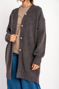 Cardigan Berenjena