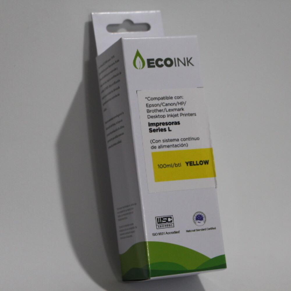 TINTA PARA IMPRESORA COLOR 100ML. COLOR AMARILLO