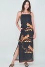 VESTIDO WILD FLOWER Negro
