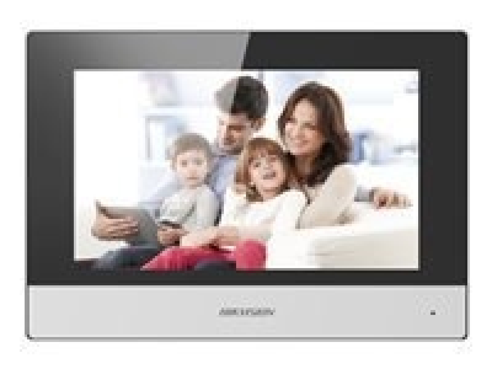 Hikvision DS-KH6320-WTE1 - Sistema de intercomunicación de vídeo - inalámbrico, cableado (LAN 10/100, 802.11b, 802.11g, 802.11n) 