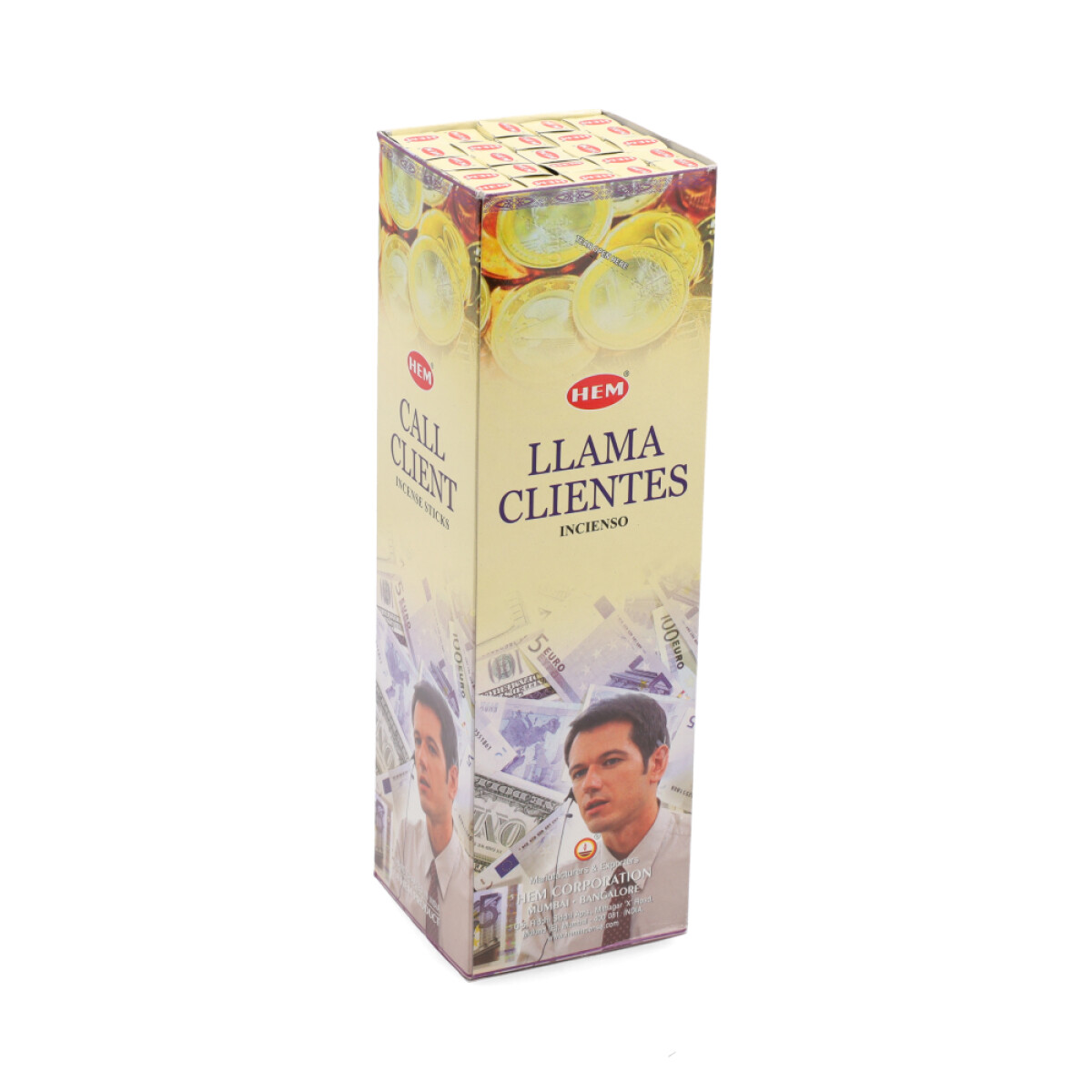 INCIENSO HEM CAJA DE CARBÓN X25 - Llama Clientes 
