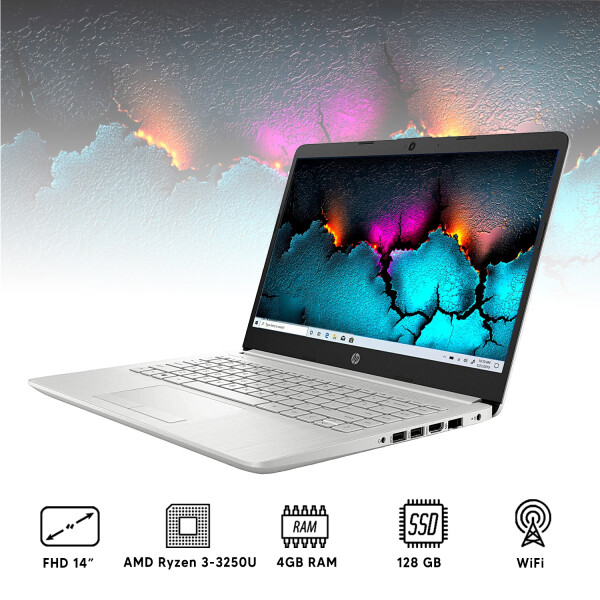 Notebook Hp 14dk1 Ryzen 3 4gb Ram 128gb Ssd NOTEBOOK RFPL HP 14DK1 R3/4/128/14"