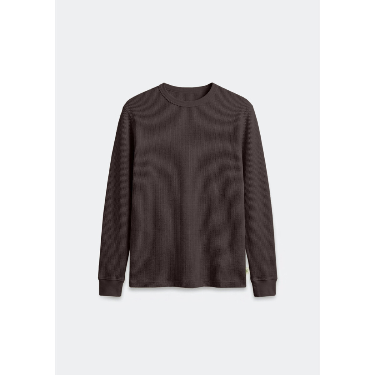 CAMISETA ML MASC - MARROM ESCURO 