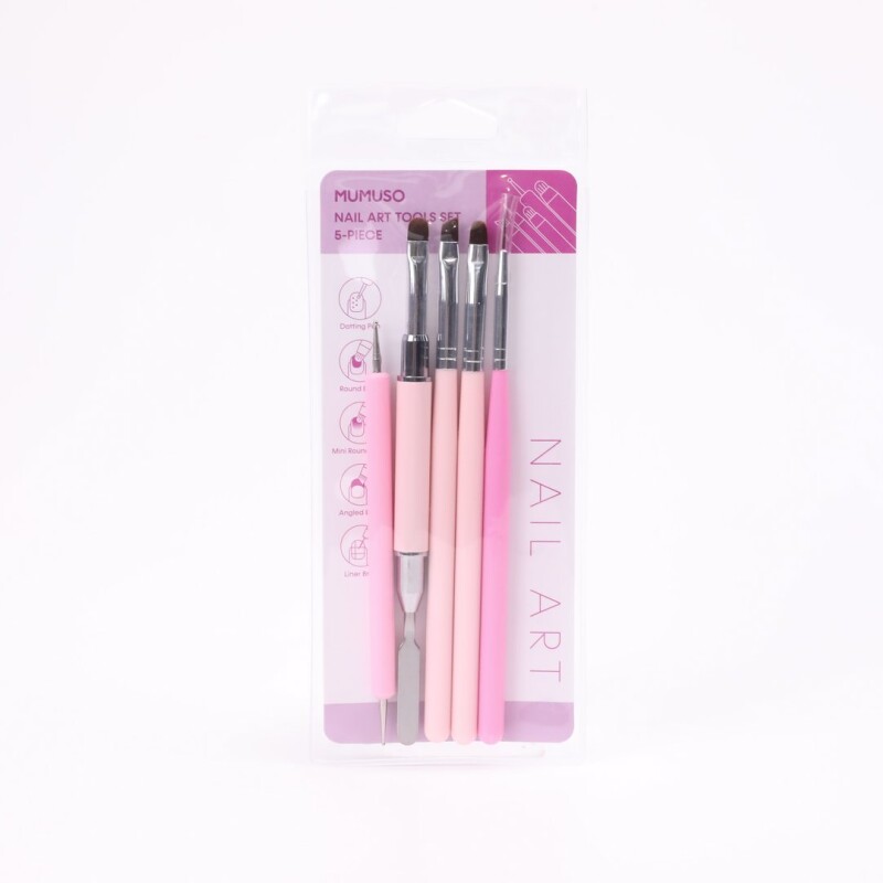 SET DE HERRAMIENTAS PARA DECORACIÓN DE UÑAS DE 5 PIEZAS SET DE HERRAMIENTAS PARA DECORACIÓN DE UÑAS DE 5 PIEZAS