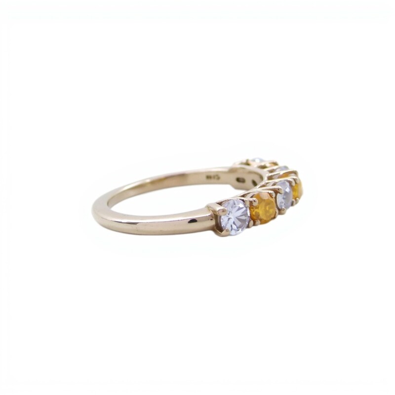 Anillo Vera-Plata y Oro-Piedra Zirconia-AN5585 conpiedra
