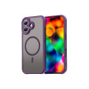 Protector para iPhone 17 con bordes color púrpura Protector Para Iphone 17 Con Bordes Color Púrpura