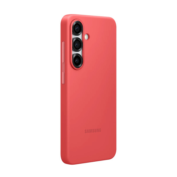 Protector Samsung S25 Plus Silicone Case ROJO