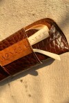 Estuche Lentes Crocco Caramel