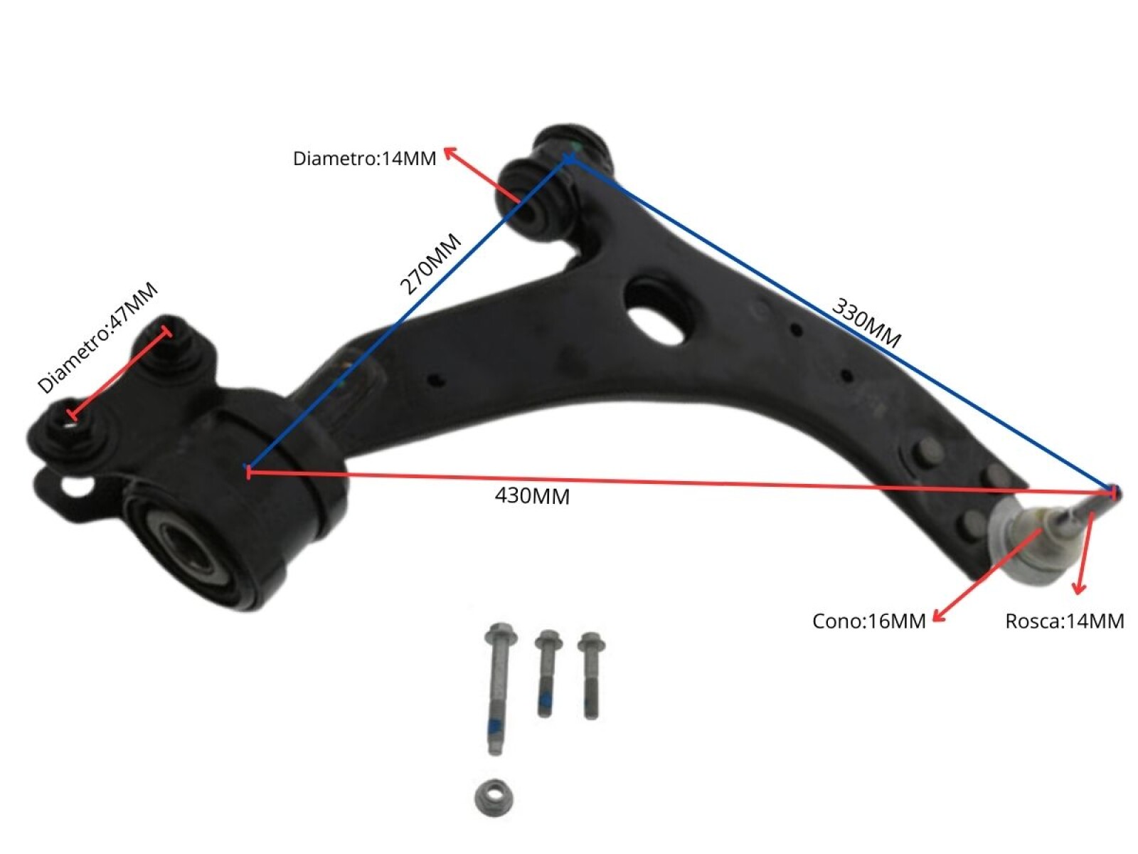 Parilla De Suspension Delantera Ford Focus 05-12 Der 