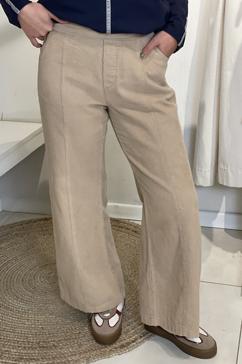 Pantalon cotidiano - Beige 