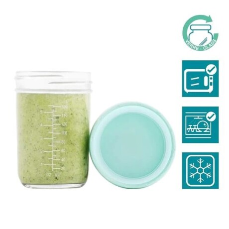 Setx4 Frascos de vidrio comida bebes Setx4 Frascos de vidrio comida bebes