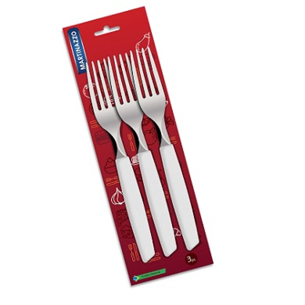 Piemonte Set 3 Tenedores Blanco 20310/6 Piemonte Set 3 Tenedores Blanco 20310/6