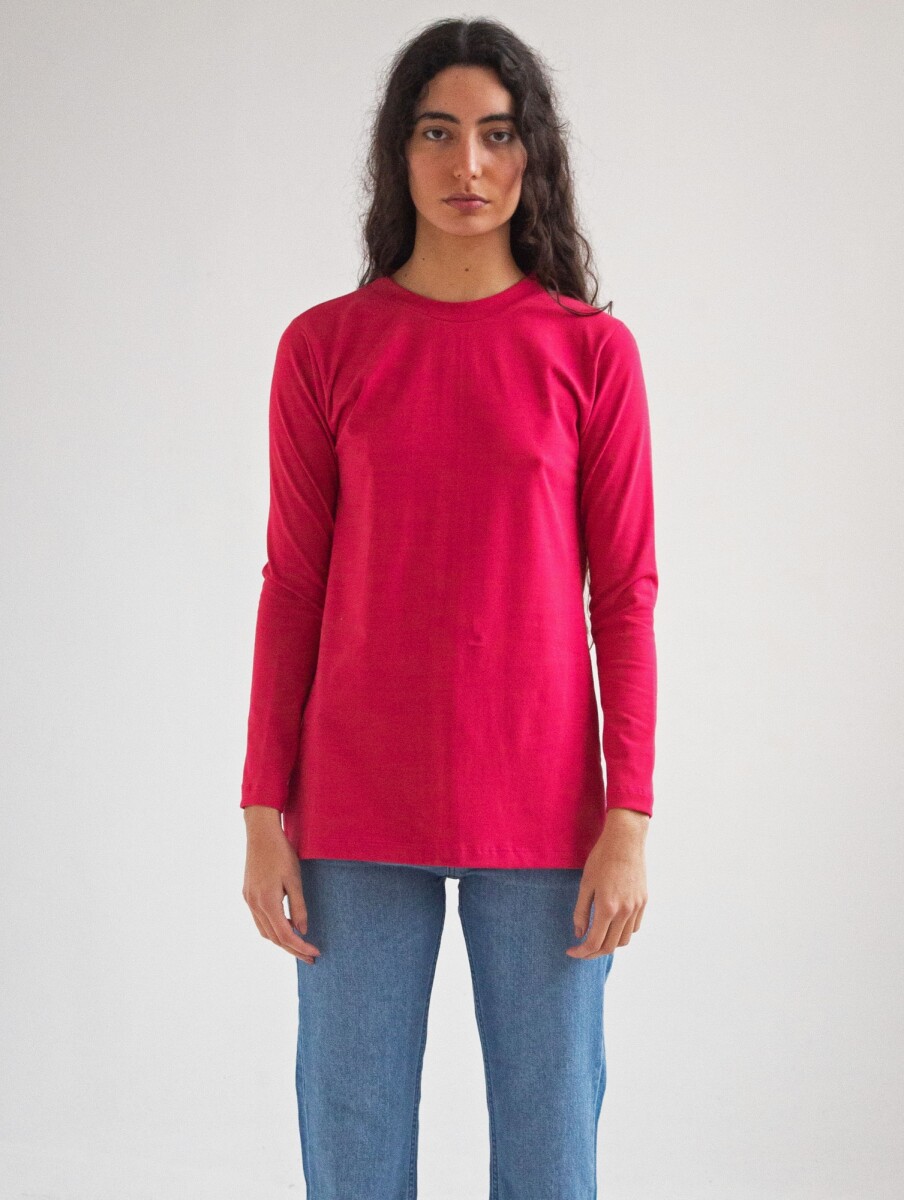 Remera confort - Fucsia 